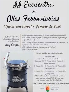II Encuentro ollas Ferroviarias en Llanes este 7 de Febrero